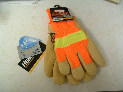 3 Pair of Kinco Waterproof Reflective Gloves Size Med Style #1938KWP-M