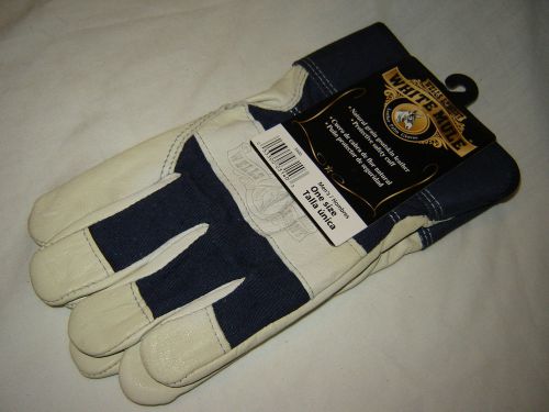 Wells Lamont Genuine Goat Leather Work Gloves One Size Fits All. Spring &amp; Garden