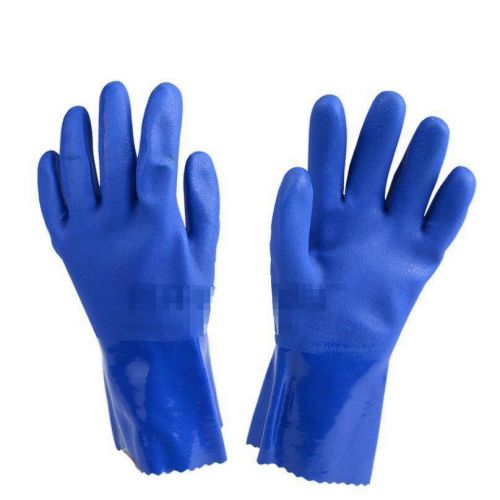 1 Pair Blue Unisex Durability Practical Protective Work Glove Gloves LYRC0016