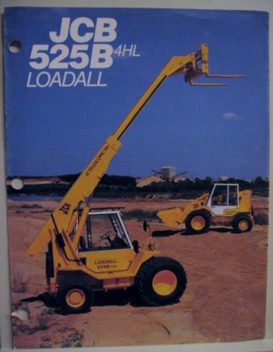 JCB 525B LOADALL 4HL Specification / Sales Brochure - Vintage