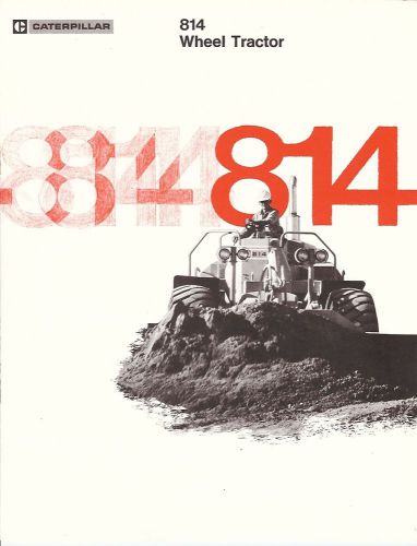 Equipment Brochure - Caterpillar - CAT - 814 - Wheel Tractor (E1529)