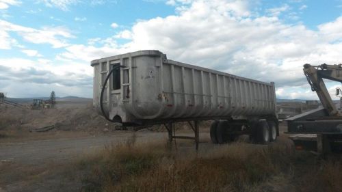 Fruehauf 30 ft aluminum end dump trailer (stock #1767) for sale