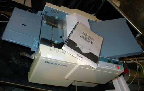 Duplo DF-915 Fully Automatic Tabletop High-speed Paper Folder