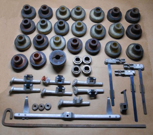 C &amp; P (?) Letter Press delrin (?) rollers &amp; misc press parts