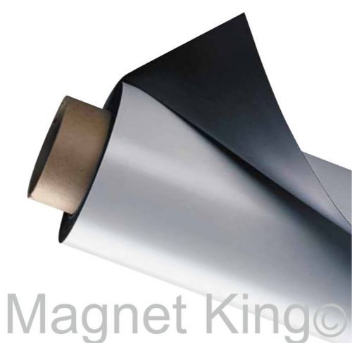 Matte White Magnetic Sheeting, Multi-Use, US Made Magnet, 24&#034; x 50&#039; Roll, .030&#034;