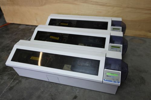 LOT of 3 Zebra Eltron P520 ID Card Thermal Printers