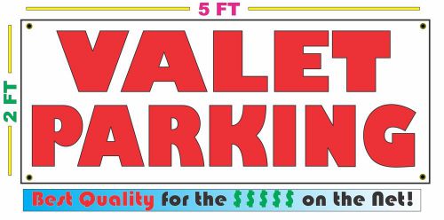 Full Color VALET PARKING Banner Sign NEW LARGER SIZE Best Price for The $$$$