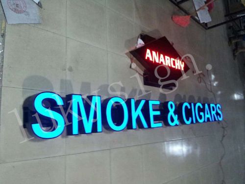 Customized LED Signs Acrylic Front-light Letters Advertising Outdoor Pro Decor
