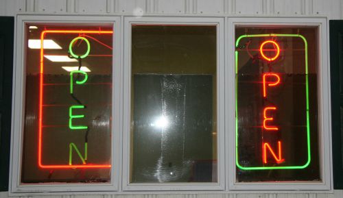 Nice Double Neon Open Sign with Transformer