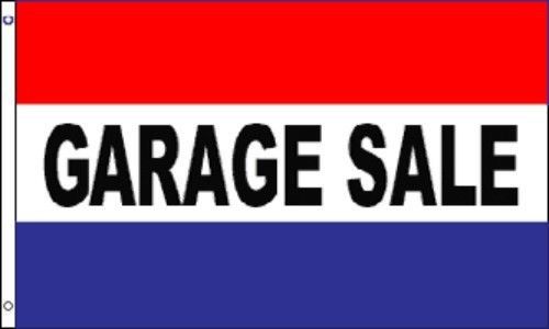 Garage Sale Flags 3&#039; X 5&#039;  Banners Outdoor Indoor (2 PACK) Pair