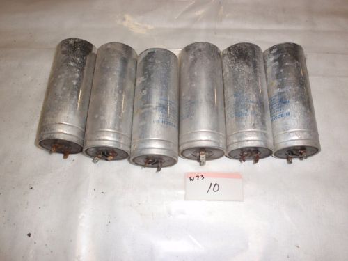 WASCOMAT COMMERCIAL WASHING MACHINE W73 LOT OF 6 CAPACITORS