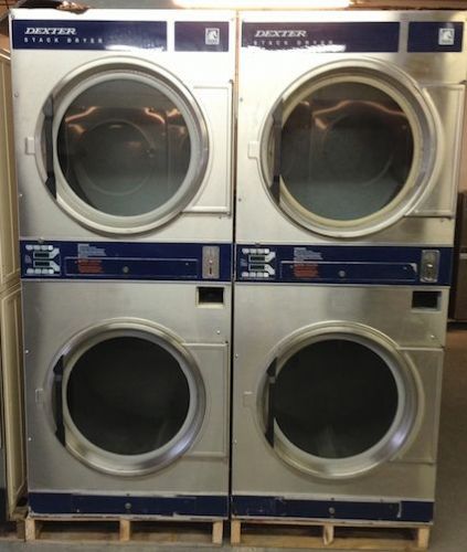 30 LB Stack Dryer  Dexter DL2X30 Stainless Steel Used