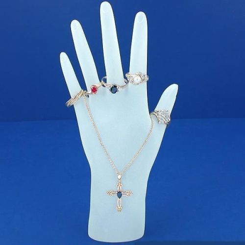 Frosted Jewelry Hand Display