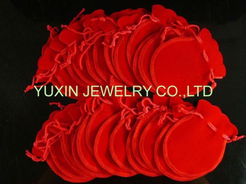12pcs Red Cucurbit Velvet Gift Jewelry Bags Pouches Freeshippping MC2045