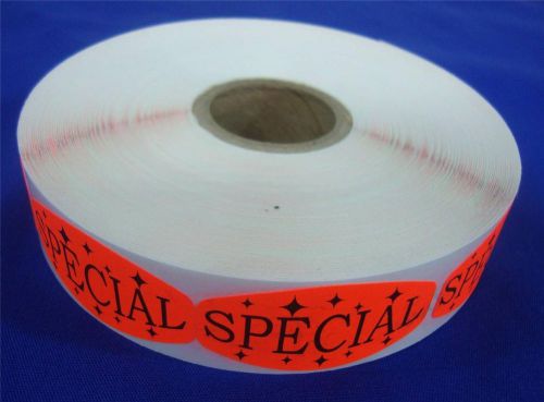 1,000 Self-Adhesive Special Labels 1.5&#034; x .75&#034; Stickers Retail Store Supplies