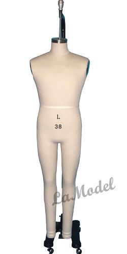 Professional dress form, male full body dress form size-38 collapsible shoulders for sale