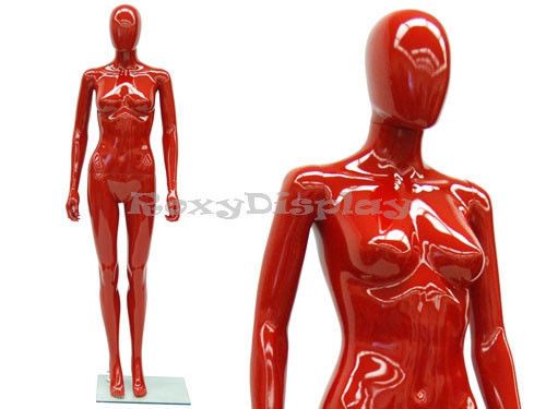 Female Unbreakable Egghead Plastic Mannequin Turnable &amp;Removable Head PS-SF6REG