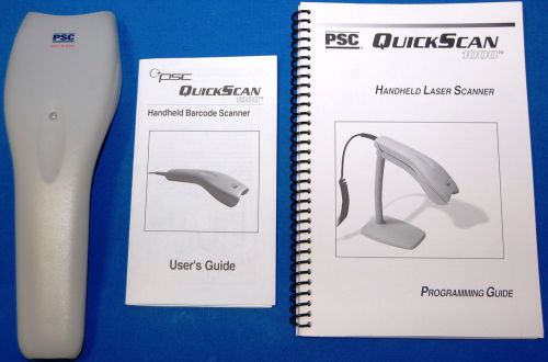 Psc quickscan 1000 pos handheld laser scanner no cords new open box w/ manual for sale
