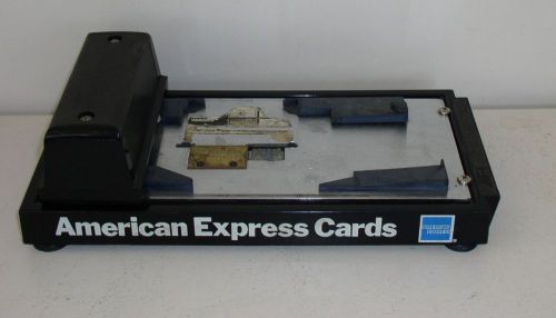 Vintage American Express credit card imprinter by Addressograph Farrington Inc