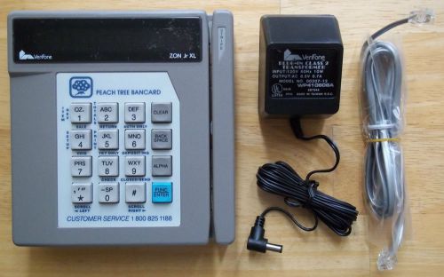VeriFone ZON JR XL Credit Card Processing  Reader - Complete Kit Never Used