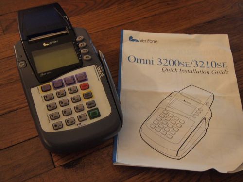 VeriFone Omni 3200SE Credit Card Machine with Thermal Printer