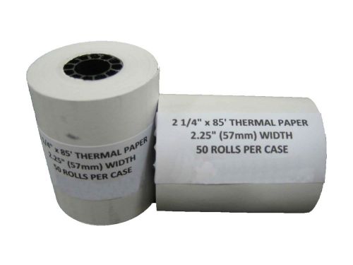 New 2 1/4 X 85&#039; Thermal Receipt Paper 50 Rolls Pos Free Shipping