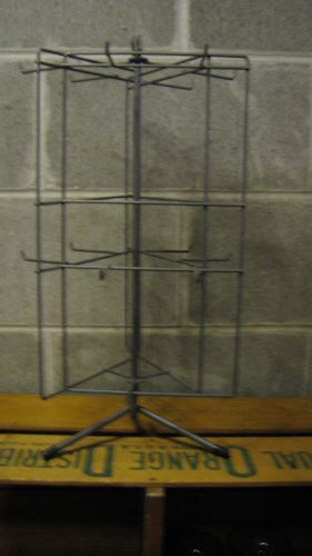 Table Top Metal Wire Store Display Rack Spinner..BROWN.....NICE!!...L@@K!!!!!!!!