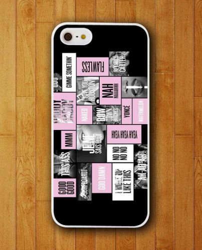 New Beyonce Flawless Surfboard Square Block Words Case For iPhone and Samsung