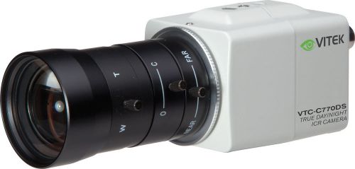 VITEK VTC-C770DS Pixim Seawolf Powered WDR Color CCD Camera w/700TVL - Short Bod
