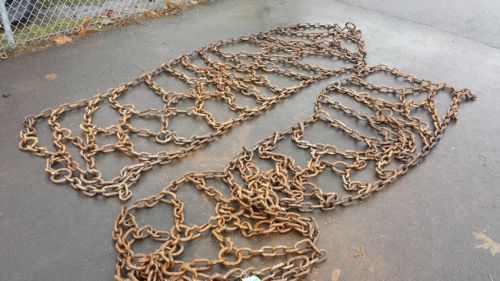 23.1 x 26 log skidder tire chains mesh ** video + free shipping for sale