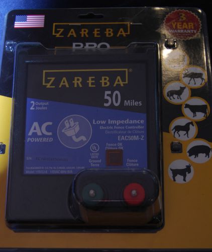 Zareba EAC50M-Z AC Low Impedance Fence Charger, 50 Mile