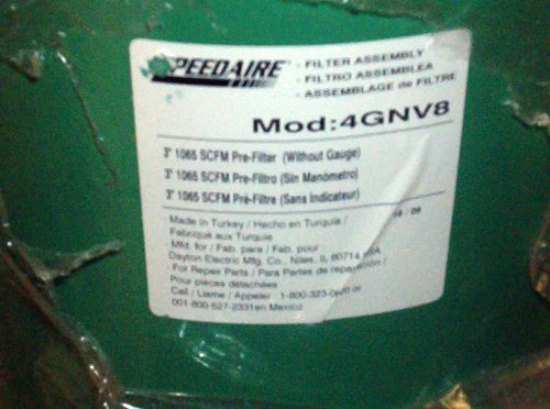Nib speedaire 4gnv8 compressed air filter for sale