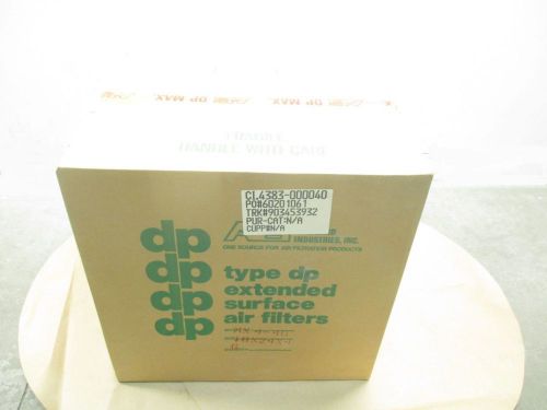 LOT 6 NEW AIRGUARD MX4-40 DP4-40 18X24X4IN EXTENDED SURFACE AIR FILTER D482089