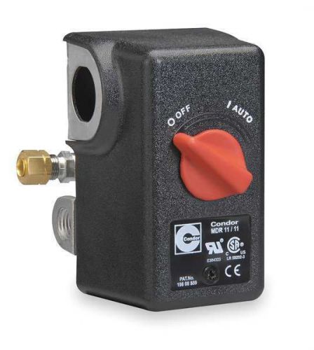 Air Compressor Pressure Switch (Condor MDR11, 4-port 1/4&#034; FNPT, 105/135 PSI) NEW