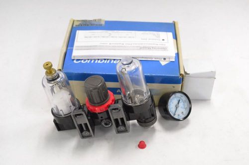 New nuline 19202616613 1/8 in npt pneumatic filter-regulator lubricator b309112 for sale
