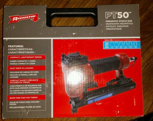 Arrow Fastener PT50 Pneumatic 1/4-inch to 9/16-inch Staple Gun Kit