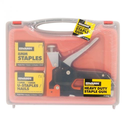 Brand new Heavy Duty Staple Gun with Staples and U Staples/nails 4 piece