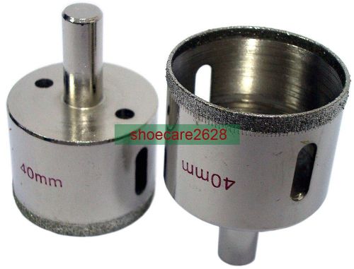 40 42mm diamond coated drill bit hole saw glass marble 8185b for sale