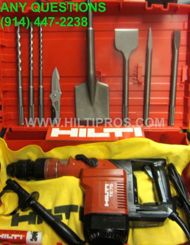 Hilti te 75 hammer drill, preowned, l@@k, free bits &amp; chisels, fast shipping for sale