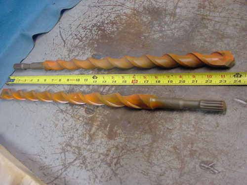 New drillco carbide hammer drill bit 1 1/8&#039; usa spline for sale