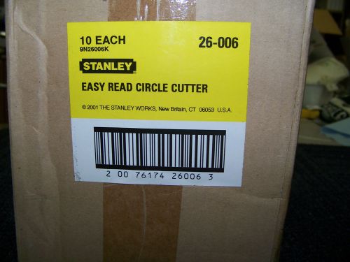 Stanley Pro Series Easy Read Circle Cutter #26-006 Lot of 10 for Drywall New
