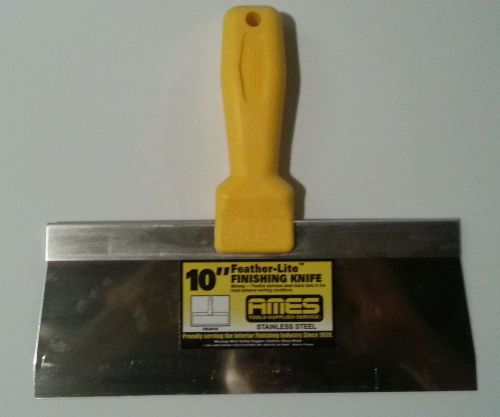 Ames 10&#039; Stainless Steel Feather-Lite Finishing Knife