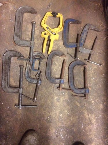6&#034; 4&#034; record g clamps