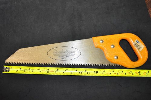 Marshalltown 21 drywall saw 17-1/2&#034; overallmade in usa little rust for sale