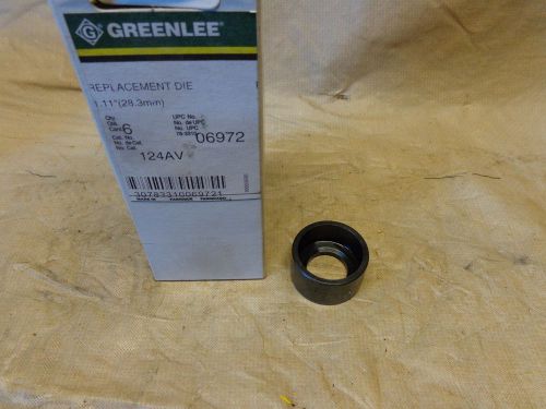 NEW GREENLEE REPLACEMENT DIE #124AU