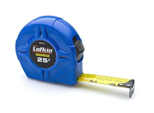 Lufkin qrl625mp vertical quick read lufkin 1-inch by 25-feet hi-viz blue power for sale