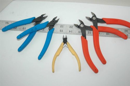 5 pair wire cutters xuron lindstrom aviation tool automotive electric avionics for sale