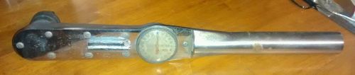 Vintage snap-on 1&#034; drive 1000 ft/lbs torque wrench torqometer tq1003-al for sale