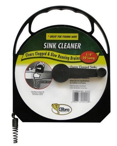 Cobra products 90220 1/4-inch-by-20-foot sink cleaner for sale