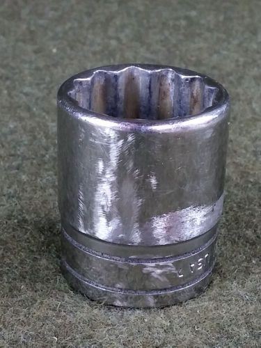 Snap-On 1/2&#034; Drive 1-1/16&#034; Shallow Socket 12 Point SW341